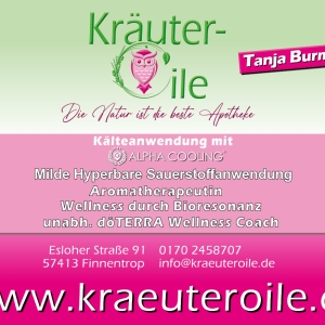 Krauteroile Burmann Presse WerbeflyerA5